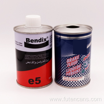 DOT 3 Hydraulic Fluid Oil Tin Can